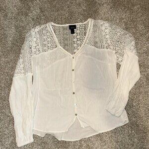 White Lace Blouse